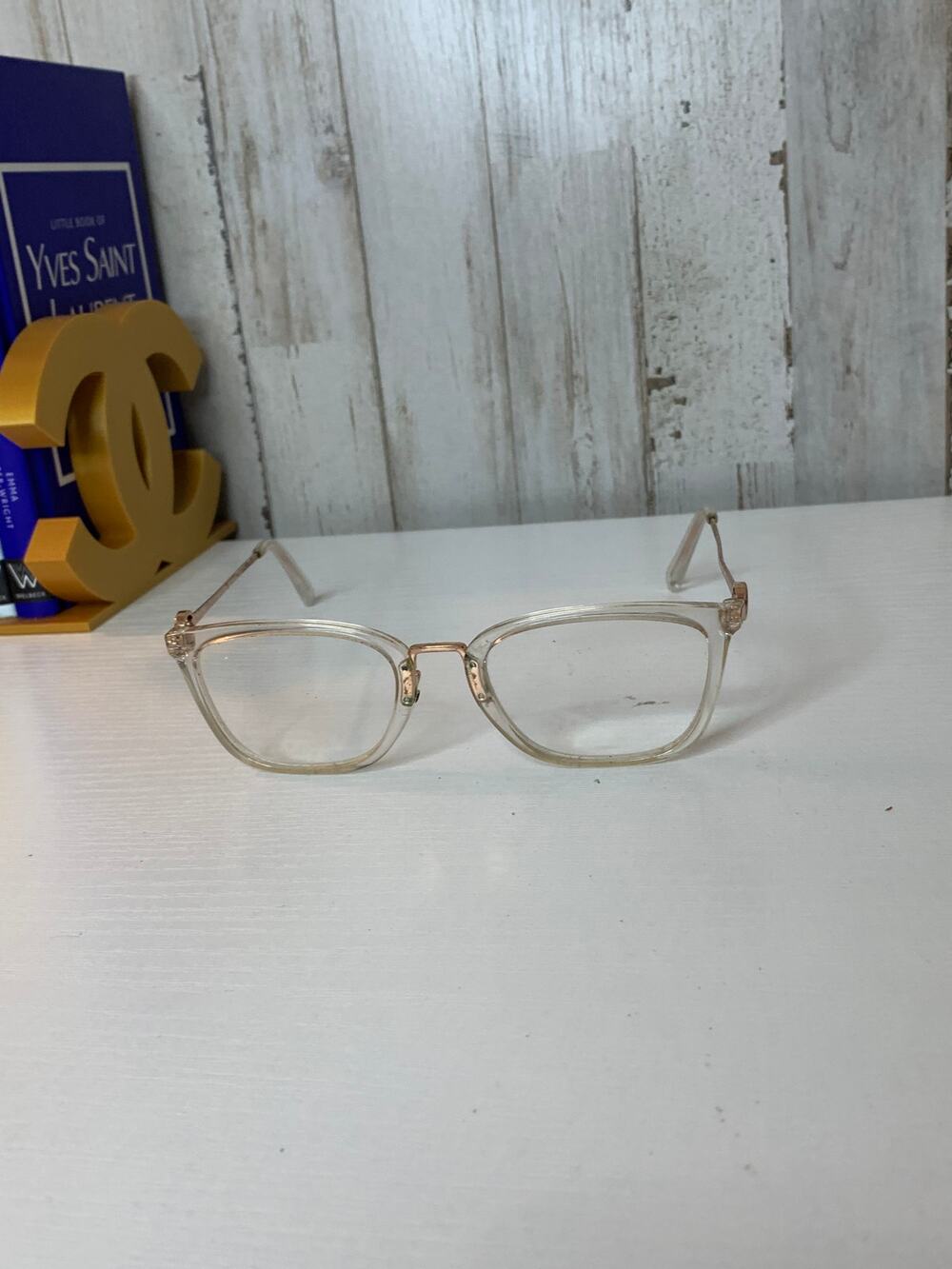 Michael Kors Prescription Eyeglasses Frames Womens Clear/Rose Gold Rectangular